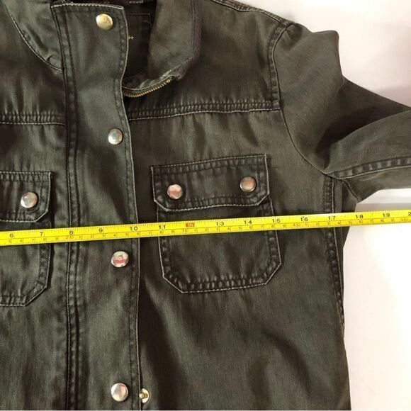 J Crew Relaxed Boyfriend Field Jacket Olive Green Size XS - Picture 12 of 15